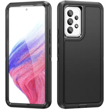 Жесткий чехол для защиты от падения для Samsung Galaxy A54 A14 A53 5g A04s A13 S22 Plus S23 Ultra, нескользящий защитный чехол for Galaxy A04S красный