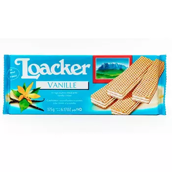 Вафли Loacker с ванильной начинкой 175 гр