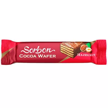 Вафли Sorbon с фундуком в шоколаде 35 гр