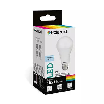 Лампа светодиодная Polaroid 220V A65 15W 6500K E27 1521lm