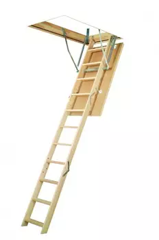 Лестница чердачная складная FAKRO LWS PLUS деревянная 60x94х280 см