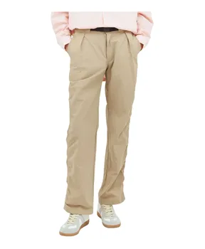 Брюки с поясом из ракушечной ткани Dickies, бежевый