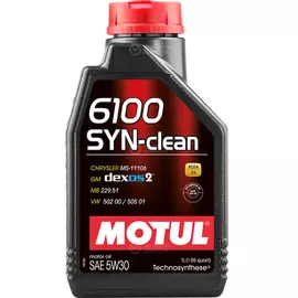 Моторное масло Motul 6100 SYN-CLEAN 5W-30, 1 л