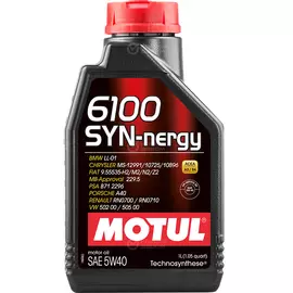 Моторное масло Motul 6100 SYN-NERGY 5W-40