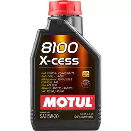 Моторное масло Motul 8100 X-cess 5W-30