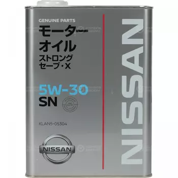 Моторное масло Nissan SN STRONG SAVE X 5W-30, 4 л