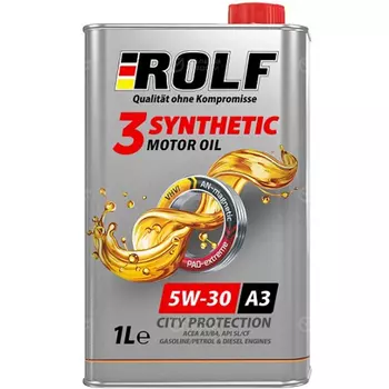 Моторное масло Rolf 3-Synthetic 5W-30, 1 л