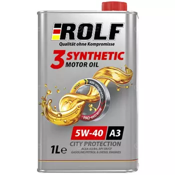 Моторное масло Rolf 3-Synthetic 5W-40, 1 л