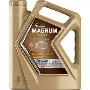 Моторное масло Rosneft Magnum Cleantec 10W-40, 4 л