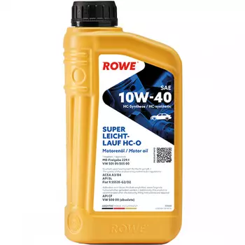 Моторное масло ROWE HIGHTEC SUPER LEICHTLAUF 10W-40