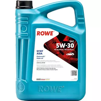 Моторное масло ROWE HIGHTEC SYNT ASIA 5W-30