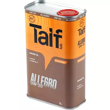 Моторное масло Taif ALLEGRO 0W-20