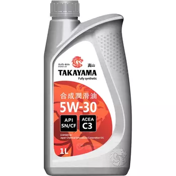 Моторное масло TAKAYAMA SN/CF 5W-30, 1 л