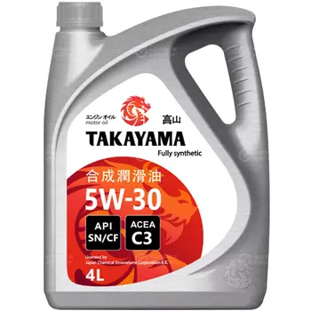 Моторное масло TAKAYAMA SN/CF 5W-30