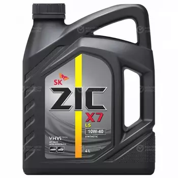 Моторное масло ZIC X7 LS 10W-40, 4 л