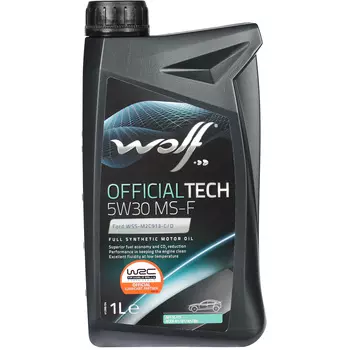 Масло моторное WOLF OFFICIALTECH MS-F 5W-30 1л