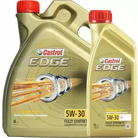 Масло моторное Castrol Edge Titanium FST 5W-30 4л+1л