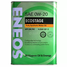 Моторное масло Eneos Ecostage 0W-20, 4 л