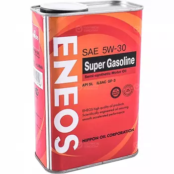 Моторное масло Eneos Super Gasoline SEMIS-C SL 5W-30