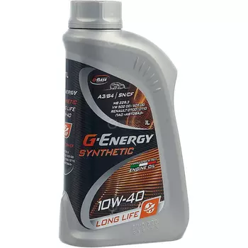 Моторное масло G-Energy Synthetic Long Life SN/CF 10W-40