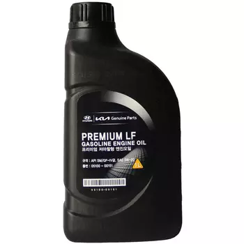 Моторное масло Hyundai-KIA Premium LF Gasoline 5W-20