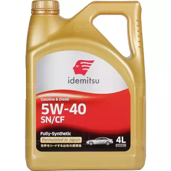 Моторное масло Idemitsu Fully-Synthetic SN/CF 5W-40
