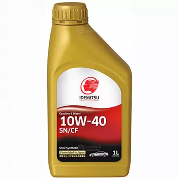 Моторное масло Idemitsu Semi-Synthetic SN/CF 10W-40