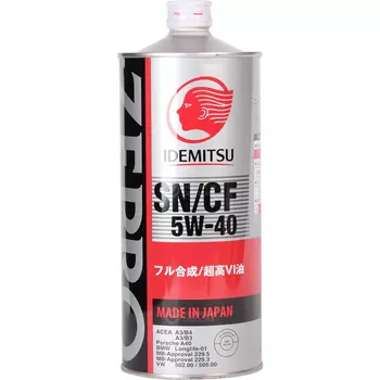 Моторное масло Idemitsu Zepro Euro Spec F-S SN/CF 5W-40