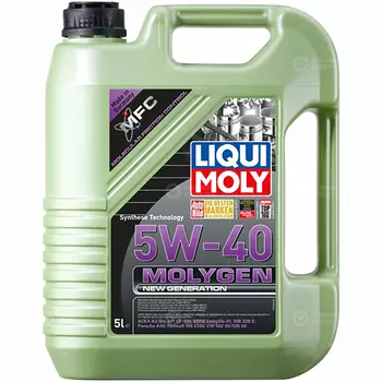 Моторное масло Liqui Moly Molygen New Generation 5W-40, 5 л