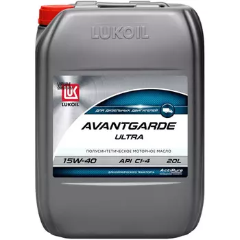 Моторное масло Lukoil Авангард Ультра 15W-40, 20 л