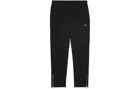 Мужские трикотажные спортивные штаны Puma, цвет Black