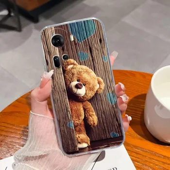 Задняя крышка для OPPO Realme P1 C67 A3 12 Lite Pro + Narzo 70 Pro, чехлы для телефонов «Красивое звездное небо, медведь», прозрачный защитный мягкий силиконовый чехол-бампер для OPPO Oppo Reno 11 5G