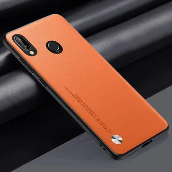 Роскошный чехол из искусственной кожи для Xiaomi Redmi Note 7, силиконовый противоударный защитный чехол для телефона Redmi Note 7 Pro 7S Note7 For Redmi Note 7 чёрный