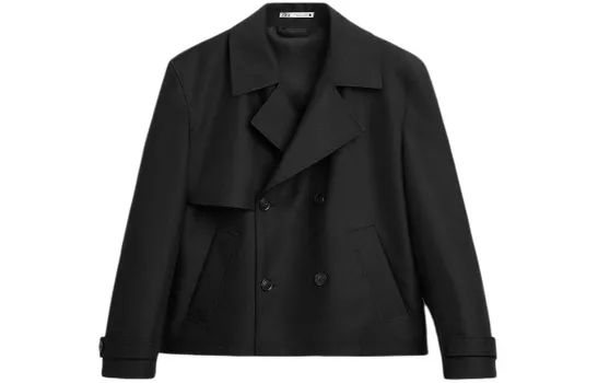 Тренчкот мужской черный Zara, черный