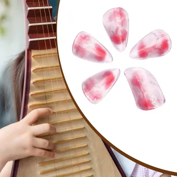 Pipa Nails Защита для пальцев Удобные Уникальные Художественные Медиаторы из ПК для Струнного Инструмента Purple S