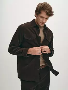 Рубашка из вельвета M(50)