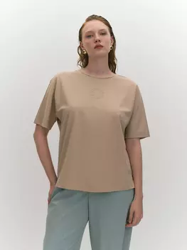 Трикотажная блуза с вышивкой LALIS