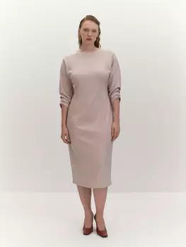 Трикотажное платье, моделирующее фигуру 4XL(56)