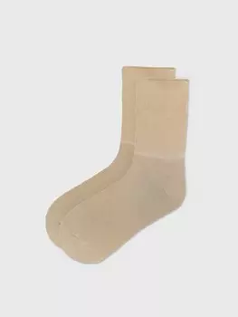 Удлинённые носки бежевые (38-40)