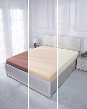 Простыня на резинке, 3 шт.