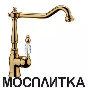 Смеситель для раковины Webert Alexandra AL831802065 бронза, ручки Swarovski