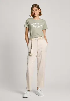 Футболка с принтом EFFIE Pepe Jeans, цвет Washed Green