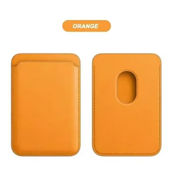 Для iPhone 15 14 Plus 13 12 Pro Max Mini Serise магнитный кожаный держатель для карт кошелек для Apple Magsafe чехол аксессуар