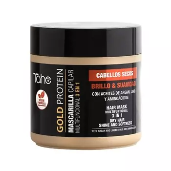 TAHE Маска для сухих волос 3 в 1 Gold Protein 400.0
