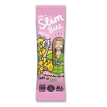 TAKE A SLIM BITE Батончик фруктово-ягодный Матча