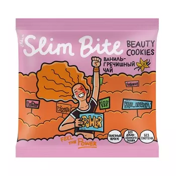 TAKE A SLIM BITE Печенье Ваниль-гречишный чай