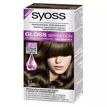 СЬЁСС SYOSS Крем-краска для волос Syoss Gloss Sensation