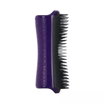TANGLE TEEZER Расческа для вычесывания шерсти Pet Teezer De-shedding & Dog Grooming Brush Purple & Grey