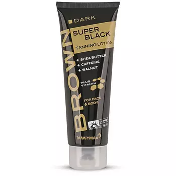 TANNYMAXX SUPER BLACK TANNING- крем-ускоритель для загара с бронзатором и slimming-эффектом