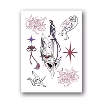 TATTS Переводная тату 10*15см (для взрослых и детей)